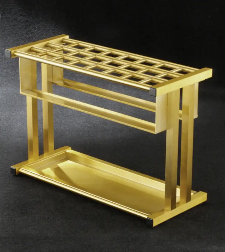 Glaro 1890 Satin Brass Umbrella Stand