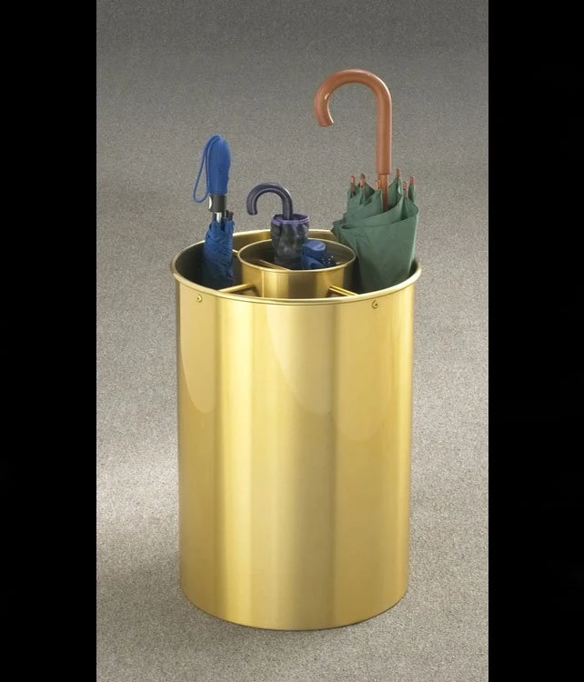 Glaro 259 Satin Brass Umbrella Stand